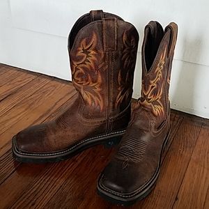 Justin Square toed Boots